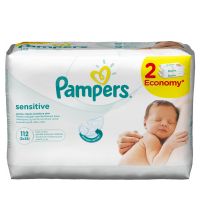 Салфетки детские увлажненные Pampers Sensitive 112 шт