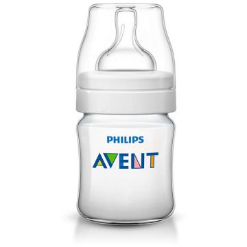 Бутылочка для кормления Avent Philips серия Classic+ из полипропилена (125 мл 0 мес+) SCF560/17