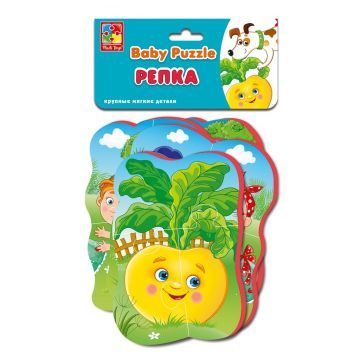 VT1106-63 Мягкие пазлы Baby puzzle Сказки "Репка" NEW