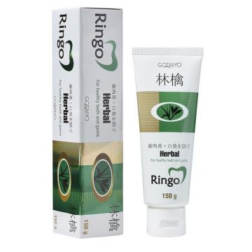 Паста зубная отбеливающая Gotaiyo Ringo Herbal, 150 г