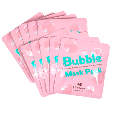 Маска для лица Rivecowe Bubble Mask Pack, 10 шт