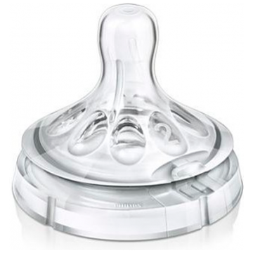 Соска Avent Philips с медленным потоком серия Natural ( 2 шт.) с 0 мес.