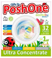 Стиральный порошок концентрированный Posh one ECO BABY DELIKATE с мерной ложечкой 1 кг 09665