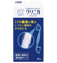 Зубная нить Lion Clinica Sponge Floss двухсторонняя, 20 шт