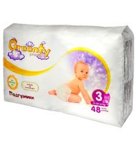 Подгузники Greenty Premium размер 3 (5-10 кг) 48 шт