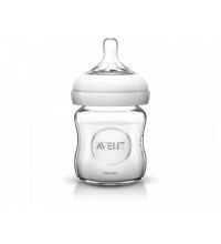 Бутылочка для кормления Avent Philips серия Natural (240 мл 0 мес+)  из стекла  SCF673/17