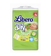 Подгузники Libero Every Day (3-6 кг) с ромашкой 50 шт