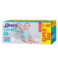 Подгузники Libero comfort размер L (7-14 кг) 120 шт