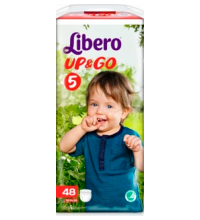 Трусики Libero up&go мега пак (10-14 кг) 48 шт