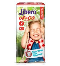 Трусики Libero up&go мега пак (16-26 кг) 40 шт