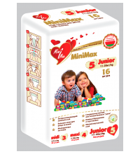 Подгузники MiniMax размер XL (11-25 кг) 16 шт