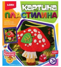 Картина из пластилина LORI Мухомор