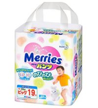 Трусики Merries BIG (12-22 кг) 19 шт