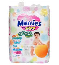 Трусики Merries M (6-10 кг) 58 шт