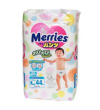 Подгузники-трусики Merries L (9-14 кг) 44 шт