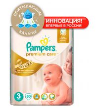 Подгузники Pampers Premium Care Midi (5-9 кг) Джамбо упаковка 80 шт