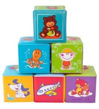 Игрушка Canpol Babies Мягкие Кубики (6шт)