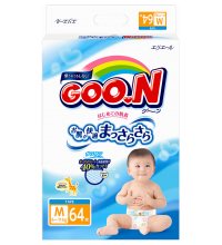 Подгузники Goo.N размера M (6-11 кг) 64 шт