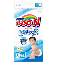 Подгузники Goo.N размер L (9-14 кг) 54 шт