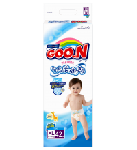 Подгузники Goo.N размер XL (12-20 кг) 42 шт