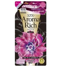 Кондиционер для белья Lion Aroma RICH Juliette с натуральными маслами ваниль-жасмин запасной блок, 430 мл