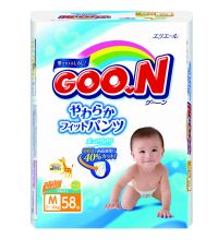 Трусики Goo.N M (7-12 кг) 58 шт