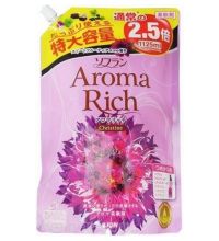 Кондиционер для белья LION Aroma Rich Christine с пряным фруктовым ароматом, запасной блок, 1125 мл