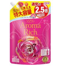 Кондиционер для белья LION Aroma Rich Scarlett с цветочно-фруктовым ароматом, мягкая уп., 1125 мл