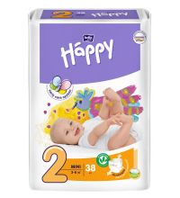 Подгузники Bella Baby Happy, размер Mini (3-6 кг) 38 шт