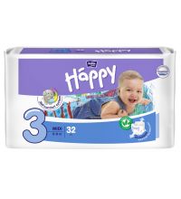 Подгузники Bella Baby Happy, размер Midi (5-9 кг) 32 шт