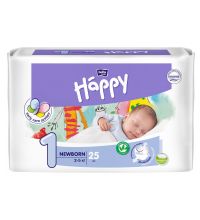 Подгузники Bella Baby Happy, размер NB (2-5 кг) 25 шт
