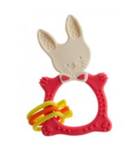 RBT-001R Универсальный прорезыватель BUNNY TEETHER (коралловый)