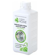 Бальзам для стирки деликатных тканей Clean Home шелк и кашемир, 1 л