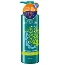 Бальзам-ополаскиватель восстанавливающий Kracie Umi No Uruoiso с экстрактами морских водорослей, 520 мл