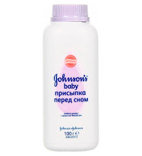 Присыпка Johnson & Johnson "Перед сном" с ароматом лаванды и ромашки  100 г