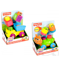 Игрушка Fisher Price Кубики-блоки "Веселая поездка" с сюрпризом P9783