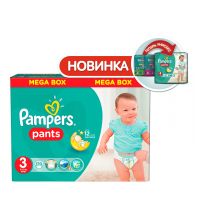 Трусики Pampers Pants 3 размер 6-11 кг 120 шт