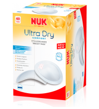 Прокладки женские гигиенические Nuk Ultra Dry Comfort для груди кормящих матерей  60 шт