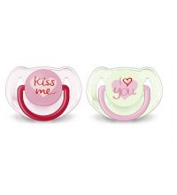 Пустышка Avent Kiss me от 6-18 мес. 2 шт