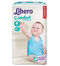 Подгузники Libero comfort (7-14 кг) 80 шт