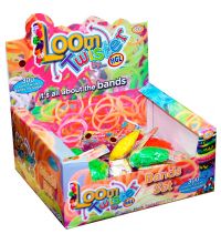 Игровой набор для плетения фенечек Loom Twister цветных ароматизированных резинок