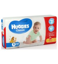 Подгузники Huggies Classic 4 (7-18 кг) мега 50 шт