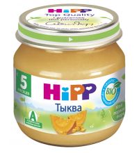 Десткое пюре Hipp тыква. с 5 мес. 80 г