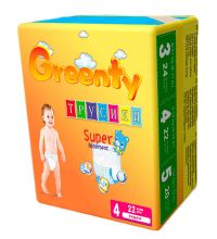 Трусики Greenty L (10-14 кг) 22 шт