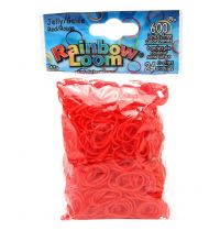 Резинки гелевые Rainbow loom Красный Red B0024