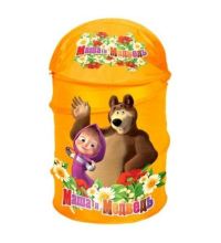 Корзина для игр ToyMart МАША И МЕДВЕДЬ 43*60см XDR-1792-R/175179