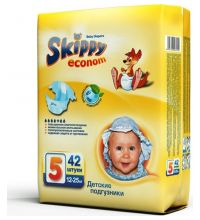 Подгузники Skippy Econom размер XL (12-25 кг) 42 шт