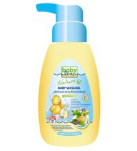 Гель для купания детский Babyline Nature с целебными травами с дозатором 260 мл