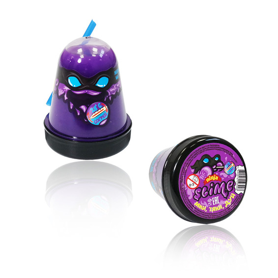 S130-7 Игрушка ТМ "Slime "Ninja" хамелеон (фиолетово-голубой), 130 г.