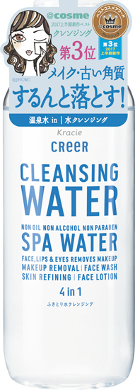 Мицеллярная вода для удаления макияжа 4 в 1 Kracie Creer, 330 мл
